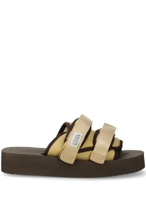 Suicoke touch-strap slides - Neutrals