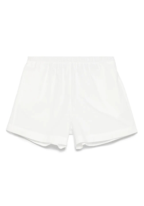 LIDO poplin shorts - White