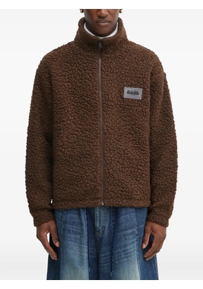 Napapijri x Martine Rose zip-up high-neck sweatshirt - Brown