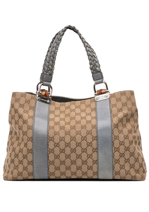 Gucci Pre-Owned 2016-2025 GG Canvas Bamboo Libeccio tote bag - Brown
