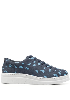 Camper abstract-pattern lace-up sneakers - Blue