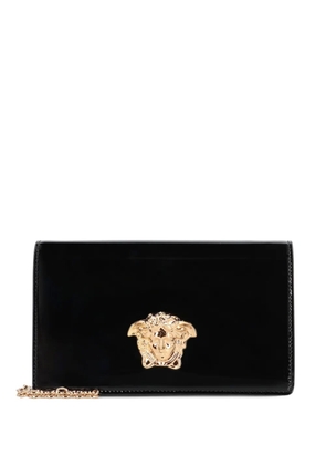 Versace Medusa patent-leather clutch bag - Black