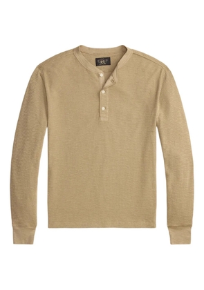 Ralph Lauren RRL buttoned long-sleeve sweater - Neutrals