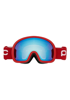 POC red ski goggles