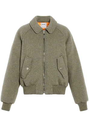 Barrie knitted bomber jacket - Green