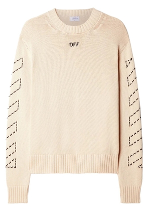 Off-White Diag Arrows jumper - Neutrals