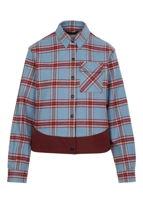 Aztech Mountain Loge Peak checked ski shirt - Blue