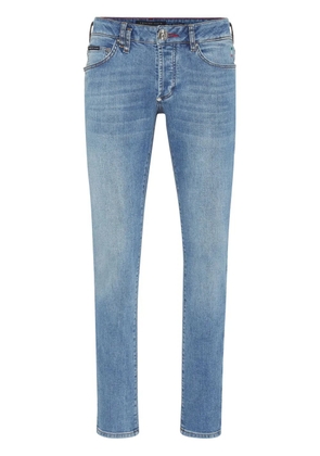 Philipp Plein low-rise slim-fit tapered jeans - Blue