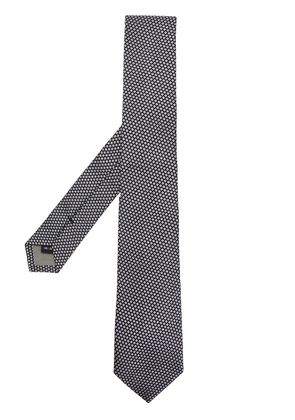 Dell'oglio dot print tie - Black