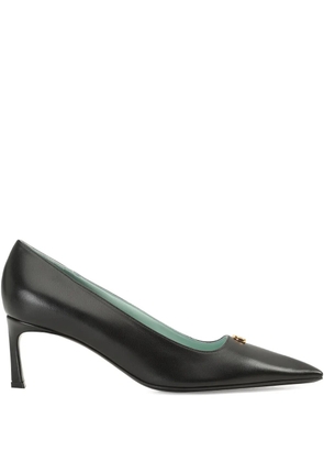 Sergio Rossi Surge logo-plaque pumps - Black