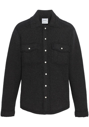 Barrie knitted overshirt - Black