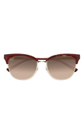 Maui Jim Lokelani tortoiseshell-frame sunglasses - Brown