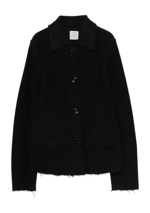 TOTEME raw hem jacket - Black