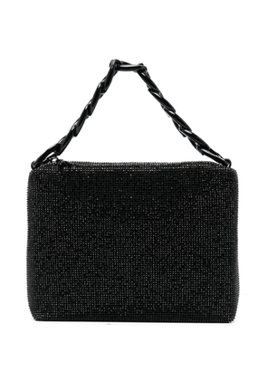 Patrizia Pepe Maxichain rhinestone tote bag - Black