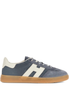 Hogan logo-patch sneakers - Blue