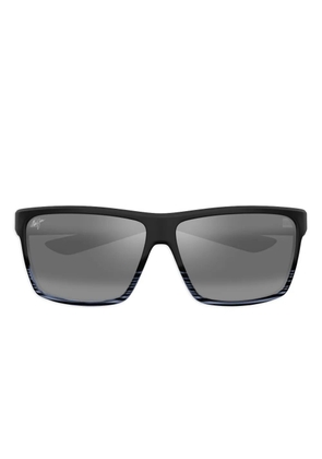 Maui Jim Alenuihaha striped square sunglasses - Black