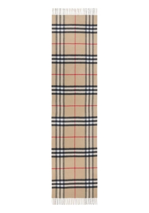 Burberry Reversible Check Cashmere Scarf - Neutrals