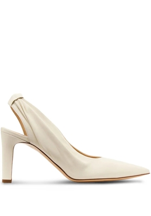 Gabriela Hearst Amari gathered-detail pumps - Neutrals