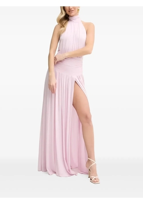 Elisabetta Franchi draped maxi dress - Pink