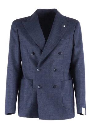L.B.M. 1911 double-breasted blazer - Blue