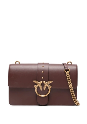PINKO medium Love Bag One leather shoulder bag - Red