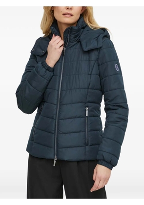 Armani Exchange hooded quilted puffer jacket - Blue
