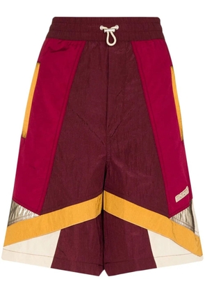 ISABEL MARANT panelled drawstring basketball shorts - Red