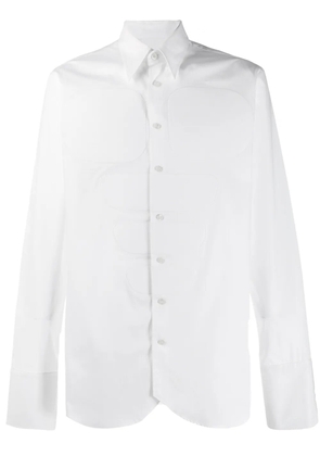 Walter Van Beirendonck Pre-Owned 2013's Silent Secrets panelled shirt - White