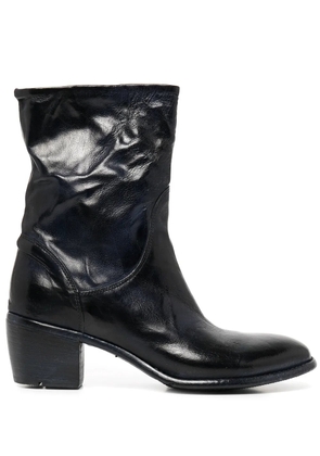 Madison.Maison zip-fastening mid-calf boots - Blue