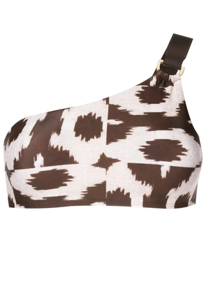 Lenny Niemeyer Puglia one-shoulder bikini top - Brown