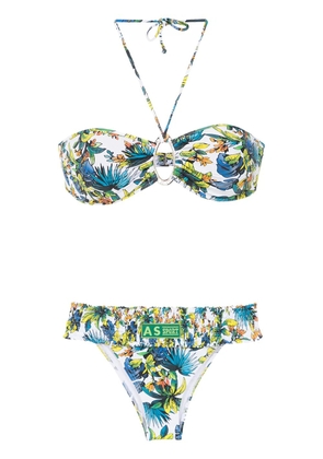 Amir Slama printed bikini - White