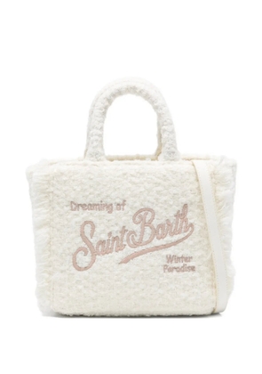 MC2 Saint Barth mini Vanity embroidered tote bag - White