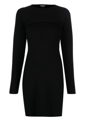 TOM FORD long-sleeve minidress - Black