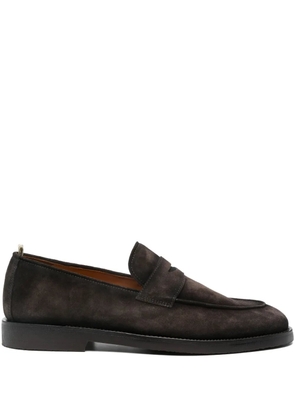Officine Creative penny suede loafers - Brown