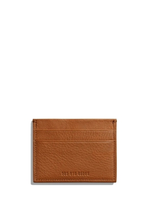 Shinola 5 Pocket grained-leather card holder - Brown
