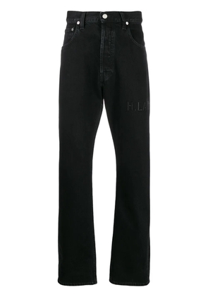 Helmut Lang high-rise straight leg jeans - Black
