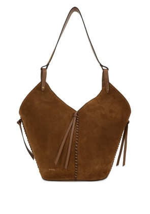 ISABEL MARANT Tampa suede tote bag - Brown
