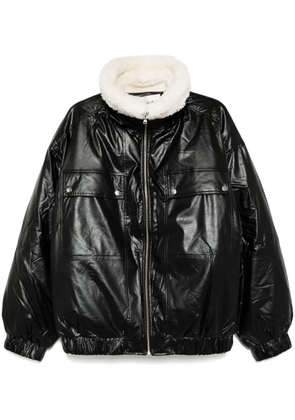b+ab faux-leather jacket - Black