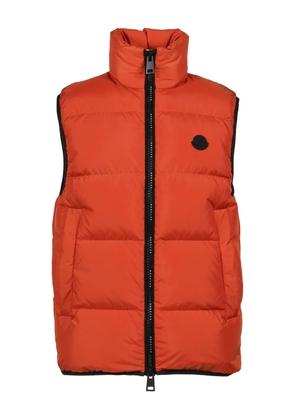 Moncler zip padded gilet - Orange