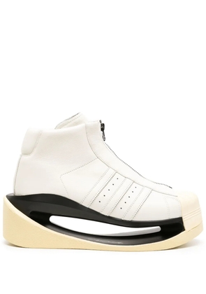 Y-3 Gendo Pro cut-out boots - White