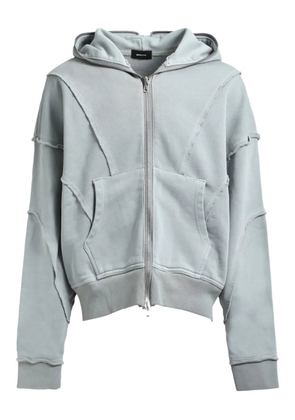 BREATH fade zip-up hoodie - Grey