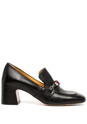 Madison.Maison 55mm crystal-embellished loafers - Black