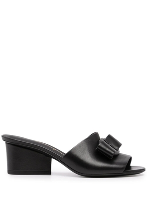 Ferragamo Viva Bow 60mm mules - Black