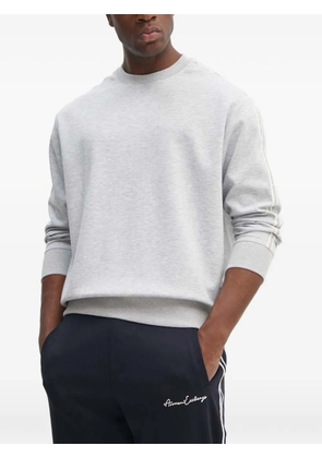 Armani Exchange striped logo-detail sweatshirt - Grey