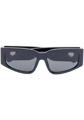 Linda Farrow rectangle-frame tinted sunglasses - Black