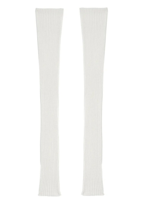 Cashmere In Love cashmere arm warmers - White
