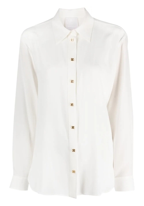 Givenchy long-sleeve silk shirt - White