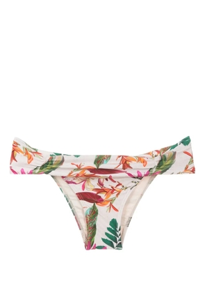Lygia & Nanny Jasper floral-print bikini bottoms - White