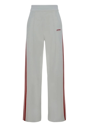 Autry logo-patch contrast-border sweatpants - White