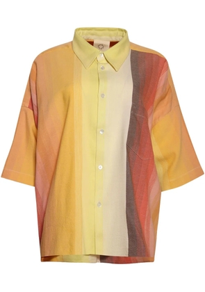 Marrakshi Life The Short Sleeve Oversized Shirt - Yellow
